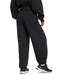 adidas Women's Soft Lux Loose Mid-Rise Pull-On Pants