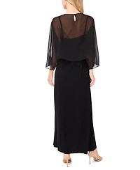 Msk Women's Solid-Color Gown