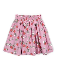Strawberry Shortcake Toddler Girls Square Neck T-Shirt and Skirt Outfit Set
