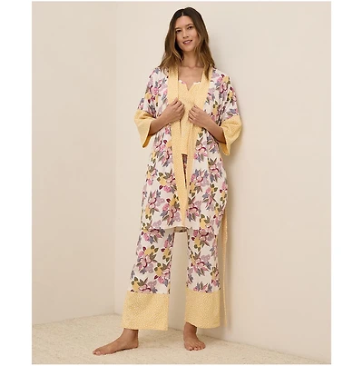 Pact Women's Organic Cotton Staycation Short Robe