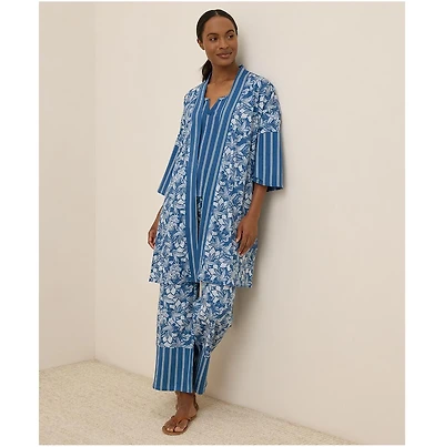 Pact Women's Organic Cotton Staycation Short Robe