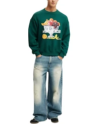 Cotton On Men's Box Fit Graphic Crew Sweater