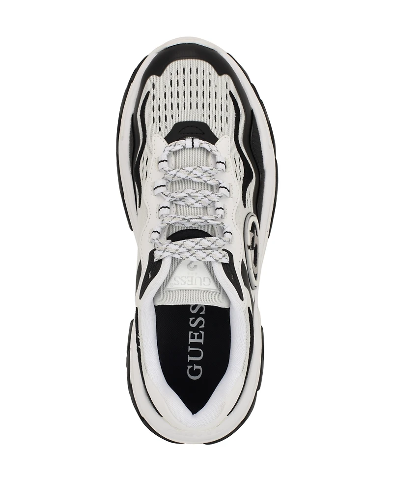 Guess Women's Nennzo Cat Claw Chunky Fashion Lace-Up Sneakers
