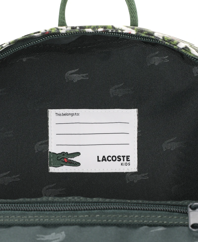 Lacoste Big Kids Core Printed Backpack