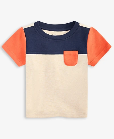 First Impressions Baby Boys Short-Sleeve 3-24 Month Colorblock T-Shirt, Exclusively at Macy's