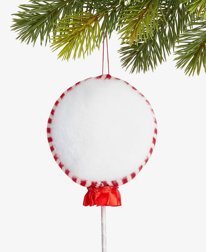 Holiday Lane Sugar Plum Plush Peppermint Pop Ornament, Macy's Exclusive