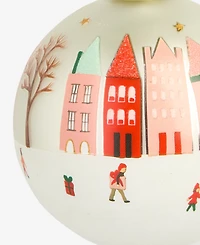 Holiday Lane Merry Magic Winter Town Ball Ornament, Macy's Exclusive