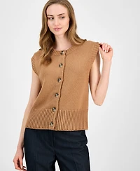 Anne Klein Women's Cap-Sleeve Cardigan