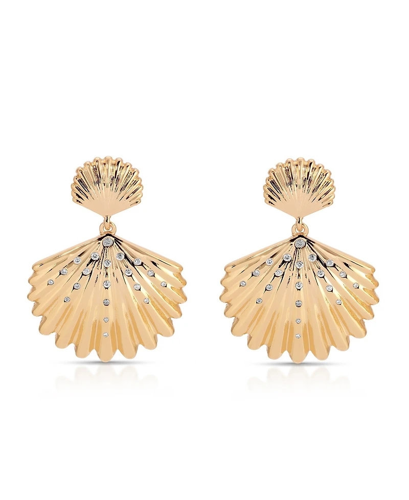 Ettika Sun-drenched Shell Earrings