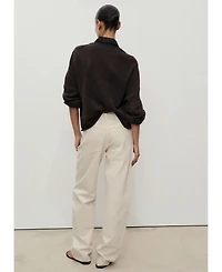 Mango Women's High-Rise Balloon Jeans