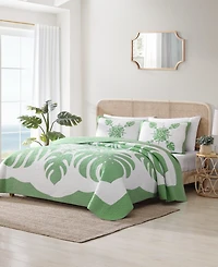 Closeout! Tommy Bahama Home Molokai Embroidered Quilt, King