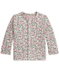 Polo Ralph Lauren Baby Girls Bodysuit, Pant & Reversible Jacket Set