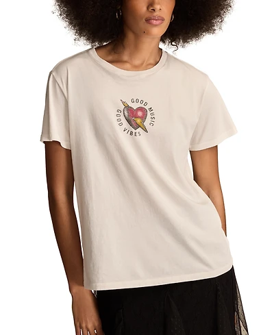 Lucky Brand Women's Good Music Vibes T-Shirt