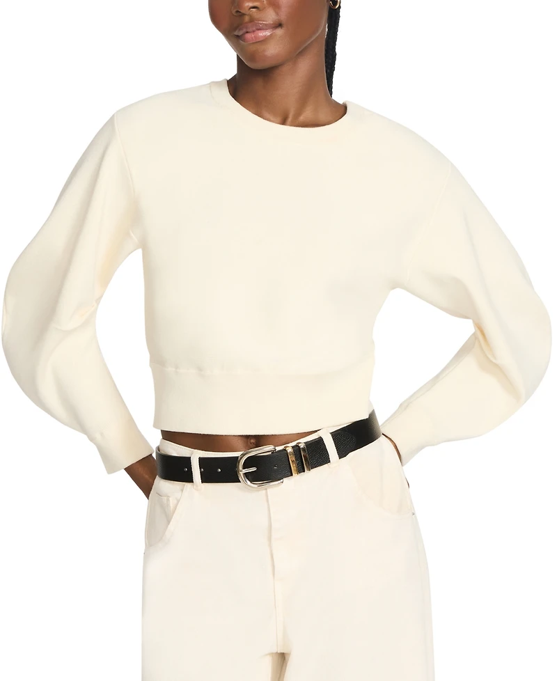 Steve Madden Chunky Two-Tone Metal Keeper Belt