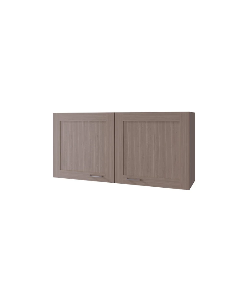 Nakya Kitchen Wall Cabinet with 2 Doors, White Oak