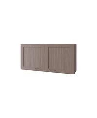 Nakya Kitchen Wall Cabinet with 2 Doors, White Oak