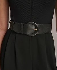 Donna Karan New York Women's Belted Straight-Leg Jumpsuit