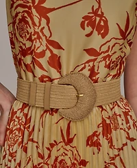 Donna Karan New York Women's Belted A-Line Dress