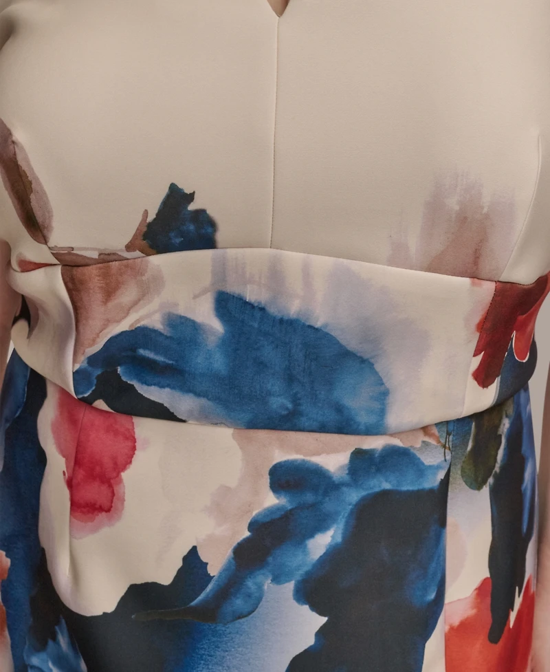 Donna Karan New York Plus Printed Sheath Dress