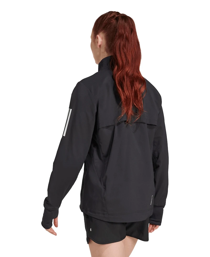 adidas Women's Own The Run Winterized Zipper closure Jacket