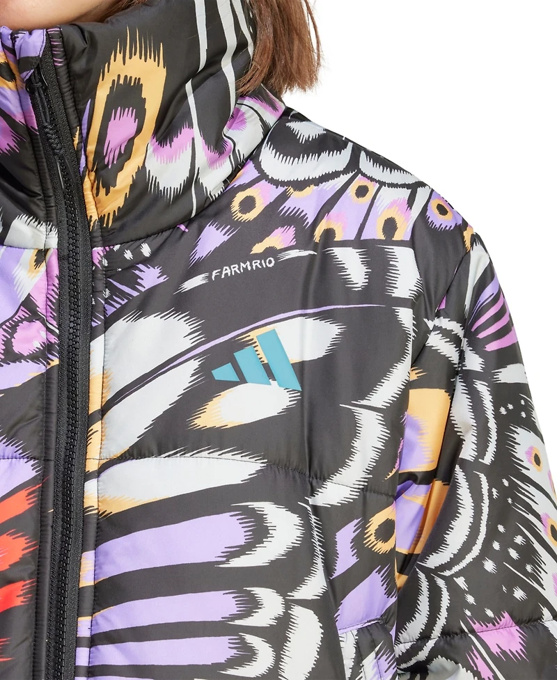 adidas Women's Farm Padded Button closure Jacket