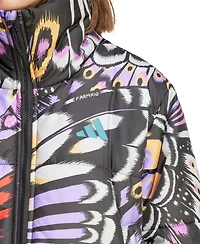 adidas Women's Farm Padded Button closure Jacket