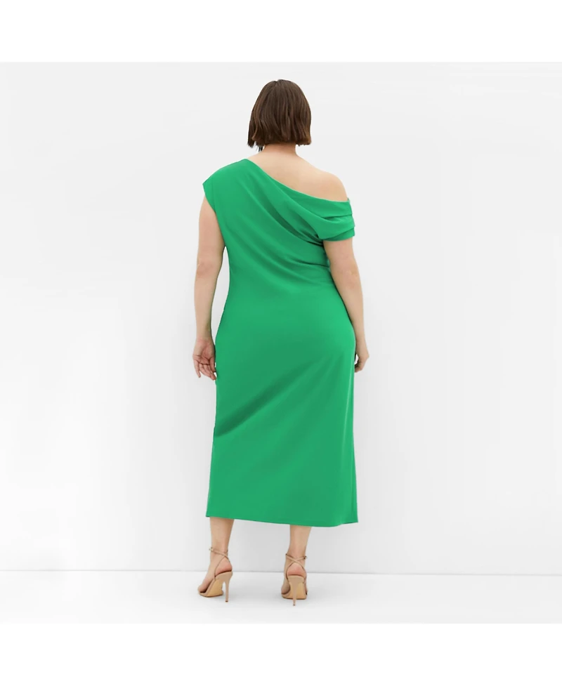 City Chic Plus Size Sassy Off Shoulder Dress