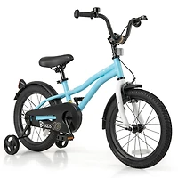 Kids Bike with Training Wheels for Older Children Adjustable Seat Handlebar