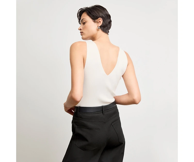 M.m.LaFleur Women's Alecia V-Neck Tank