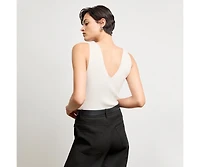 M.m.LaFleur Women's Alecia V-Neck Tank
