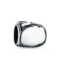 Bling Jewelry Asian Laughing Buddha Spiritual Mediation Charm Bead .925 Sterling Silver Fits European Bracelet