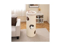 Elevated Cat Cave 4-Story Cat House for Multiple Cats