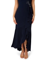 Adrianna Papell Women's Sleeveless Knit Mermaid Dress
