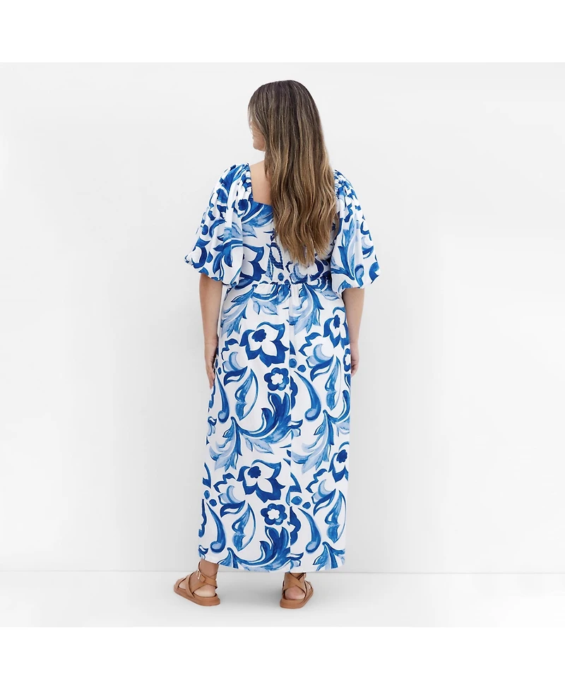 City Chic Plus Nala Midi Dress