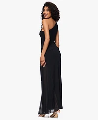 Xscape Women's One-Shoulder Long Sheath Dress