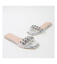 Kiki Embellished Cleat Strap Slides