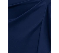 Xscape Plus V-Neck Long Sheath Dress