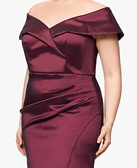 Xscape Plus Sweetheart-Neckline Long Sheath Dress