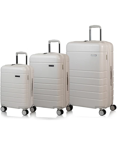 Champs 3-Pc. Linen Hardside Luggage set
