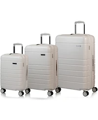 Champs 3-Pc. Linen Hardside Luggage set