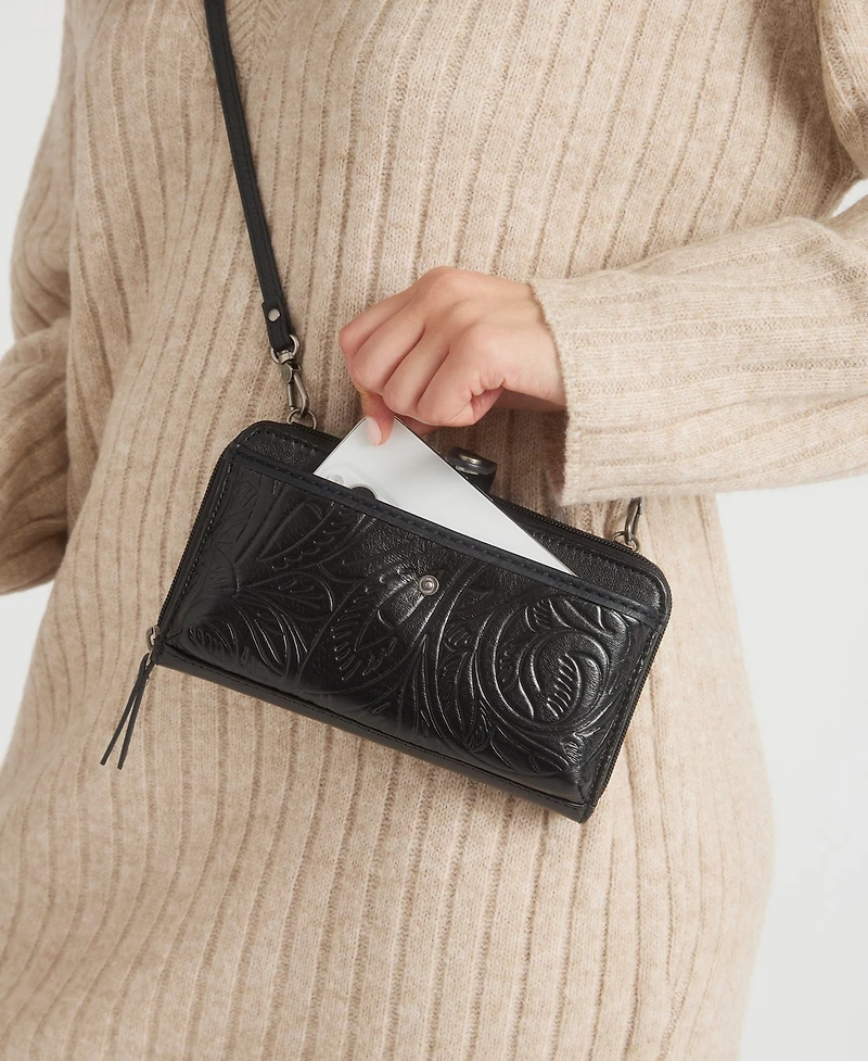 The Sak Women's Iris Leather Convertible Crossbody Bag