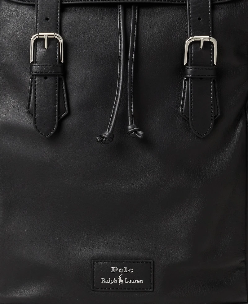 Polo Ralph Lauren Men's Smooth Leather Backpack