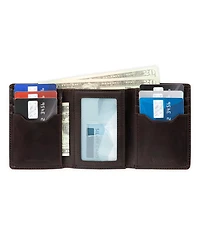 Calvin Klein Men's Rfid Two Tone Arcadia Leather Trifold Wallet