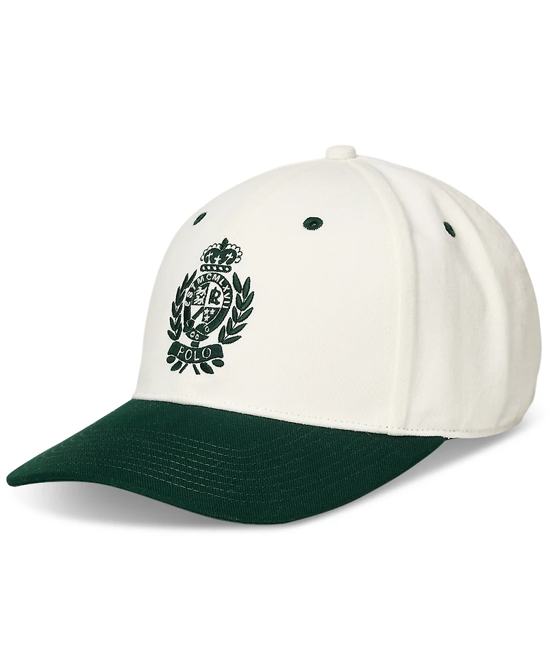 Polo Ralph Lauren Men's Two-Tone Crest Twill Ball Cap