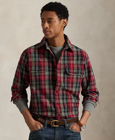Polo Ralph Lauren Men's Classic-Fit Plaid Oxford Workshirt