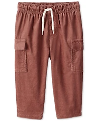 Carter's Baby Boys Cotton Plaid Button-Front Shirt & Cargo Pants, 2 Piece Set