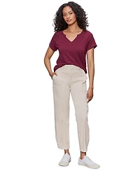 Sanctuary Women's Notch-Neck Short-Sleeve T-Shirt
