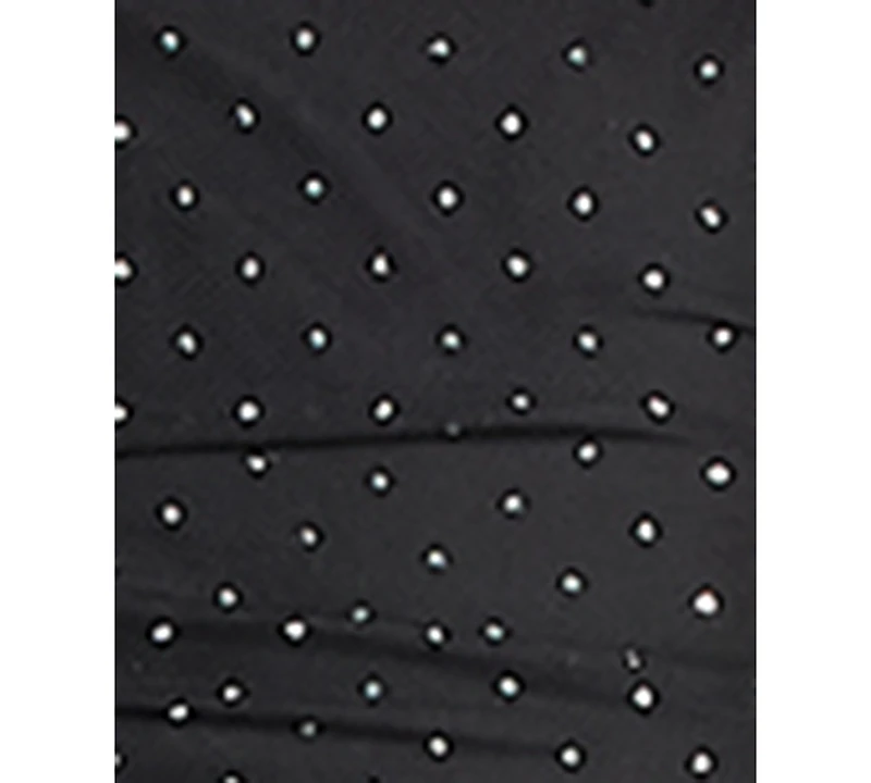 Katia Rae Juniors' Studded Asymmetrical-Hem Dress