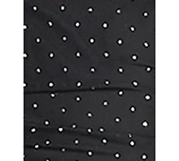Katia Rae Juniors' Studded Asymmetrical-Hem Dress