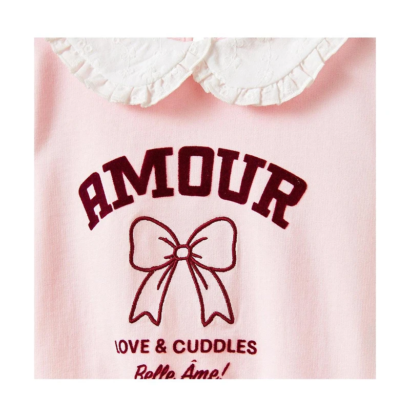 Cotton On Baby Boys Claire Broderie Collar Top